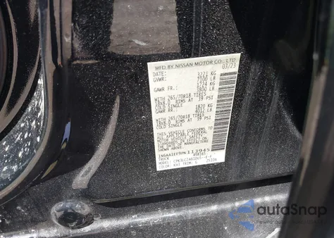 2023 Nissan Titan Sv 4X2 из США, поврежденный, VIN 1N6AA1EF9PN113945